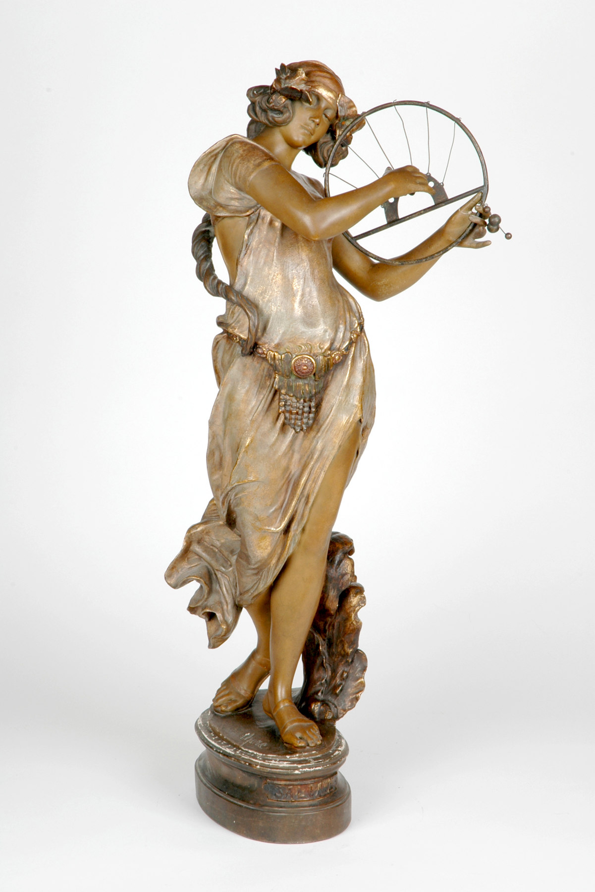 Goldscheider Art Déco Céramique Figurine Femme Nu Danseuse Goldscheider Carstens 306 Um 1935 