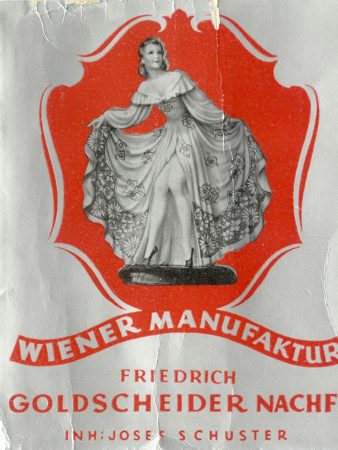 Goldscheider Nachfolger Josef Schuster Katalog